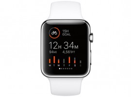 Apple Watch with Strava app