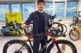 Stajvelo Roca gravelbike voor Charles Leclerc, wel met een recht stuur